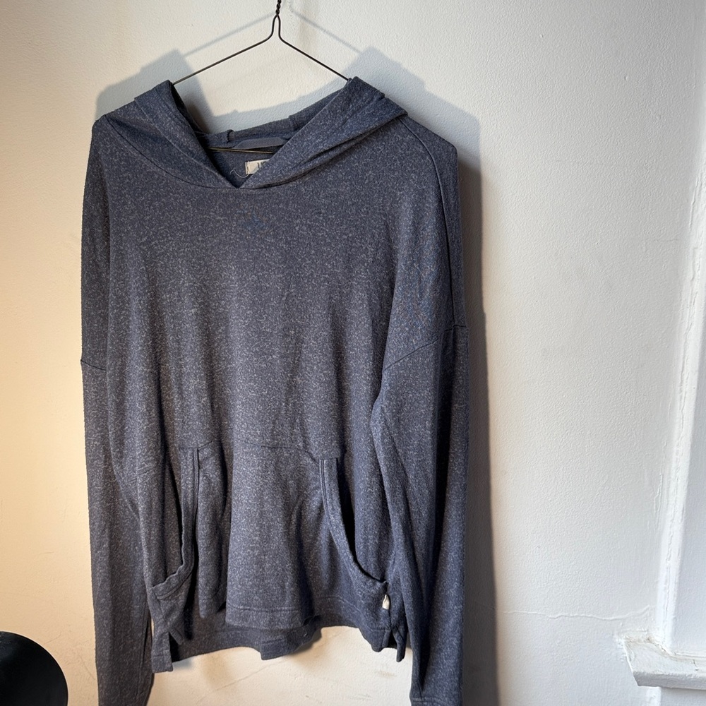 UGG Heathered blue Hooded Pullover